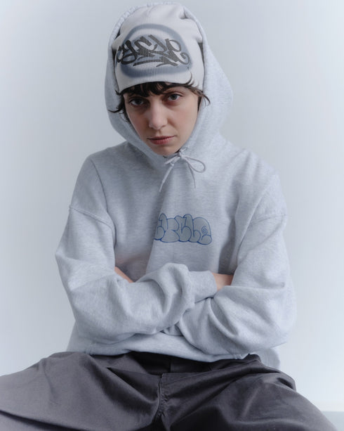 nyke × Cycle SPIRAL TAG BEANIE -GRAY- *Last1
